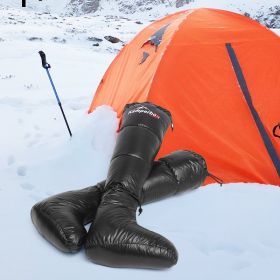 Camping Down Socks Down Boots Sleeping Bag Socks Down Boots Camping Sleep Boots Kamperbox Sleeping Bag Down Boots (Color: Black) Camping Down Socks Down Boots Sleeping Bag Socks Down Boots Camping Sleep Boots Kamperbox Sleeping Bag Down Boots (Color: Black)