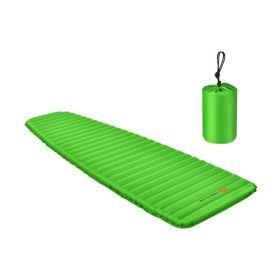 3 Inch Thick Inflatable Waterproof Camping Sleeping Pad (Color: Green) 3 Inch Thick Inflatable Waterproof Camping Sleeping Pad (Color: Green)